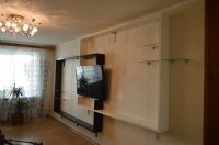 13,11,2014. мебель в гостиную комнату. 4000*2100*200. ЛДСП 32мм. кромка черный глянец и белый глянец.