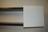 10,12,2014. мебель в гостиную, Горка 2600*400*2200. фасады МДФ крашеный белый глянец, фурнитура Blum Tandembox Plus Tip-on.