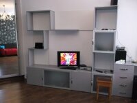 19.08.2013. Горка и комп. стол корпус ЛДСП 16мм. цвет Алюминий, размеры горка 2300*2000. комп.стол 1100*700*750. цена 5900грн.