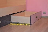 Кровать детская 1900*800*970. ЛДСП 18мм. ЭГГЕР цвет Дуб кремона.