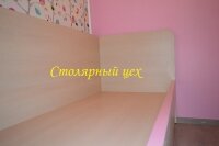 Кровать детская 1900*800*970. ЛДСП 18мм. ЭГГЕР цвет Дуб кремона.