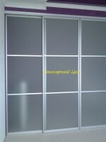 Подвесная межкомнатная перегородка 2700*3400. профиль алюминий Indeco Qwebec.