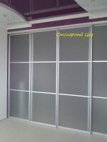 Подвесная межкомнатная перегородка 2700*3400. профиль алюминий Indeco Qwebec.