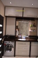 05,06,2014. ванная комната. столешница Искусственный камень Reston OTR-534 и толщина 60мм. фасады пластик матовый. фурнитура Linken.